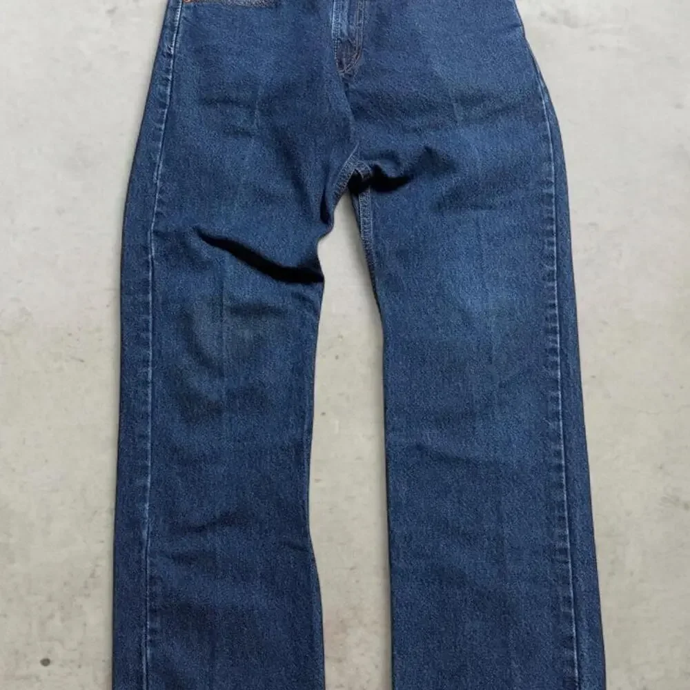 Levis 505 Regular Fit Jeans Mens 31x32 Dark Wash Denim Pants